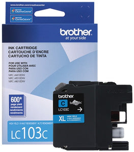 Tinta Brother LC103C Cian