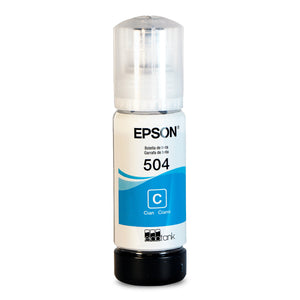 Tinta Epson T504 Cian